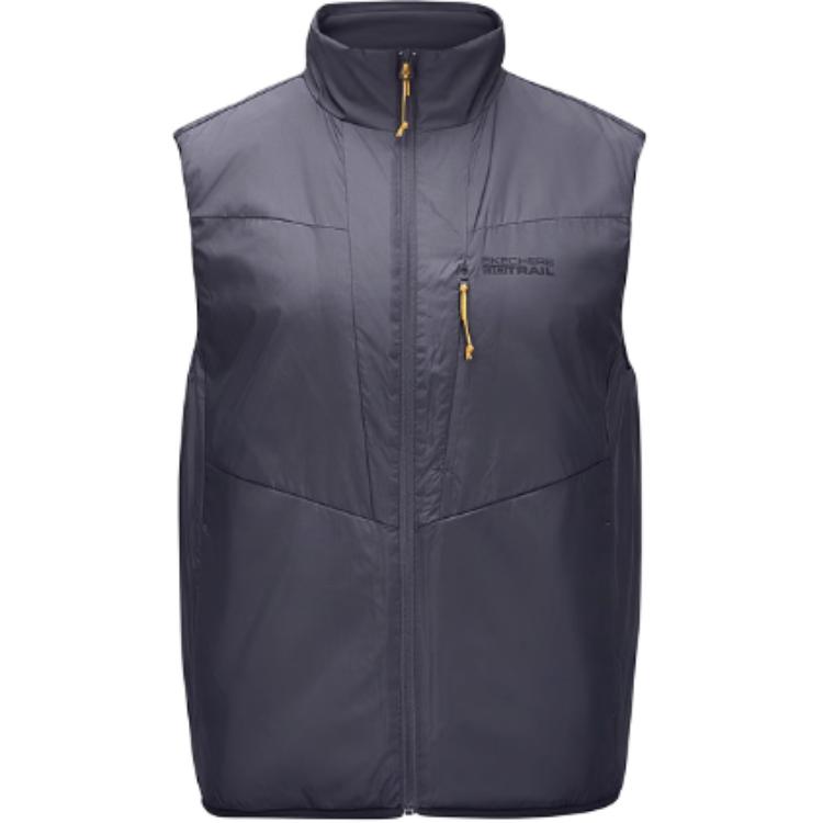 Skechers Fashionable Versatile Comfortable Loose Vest Men vests Periscope-Gray L424M009-0403 M