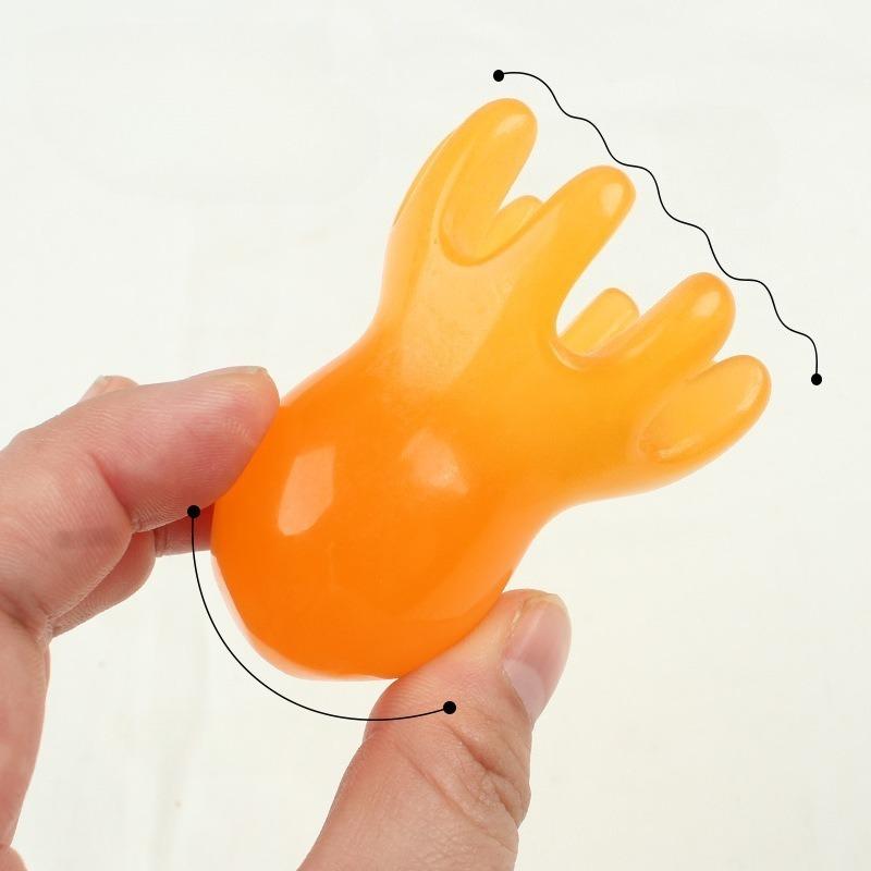 Octopus Shaped Head Massage Comb Resin Wide Tooth Scalp Massage Comb Meridian Acupoint Back and Neck Manual Deep Massage Tools