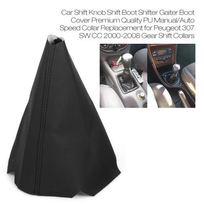 Auto-Schaltknauf, Schaltsack, Schaltmanschette, Kofferraumabdeckung, Premium-Qualität, PU, ​​manueller/automatischer Geschwindigkeitskragen