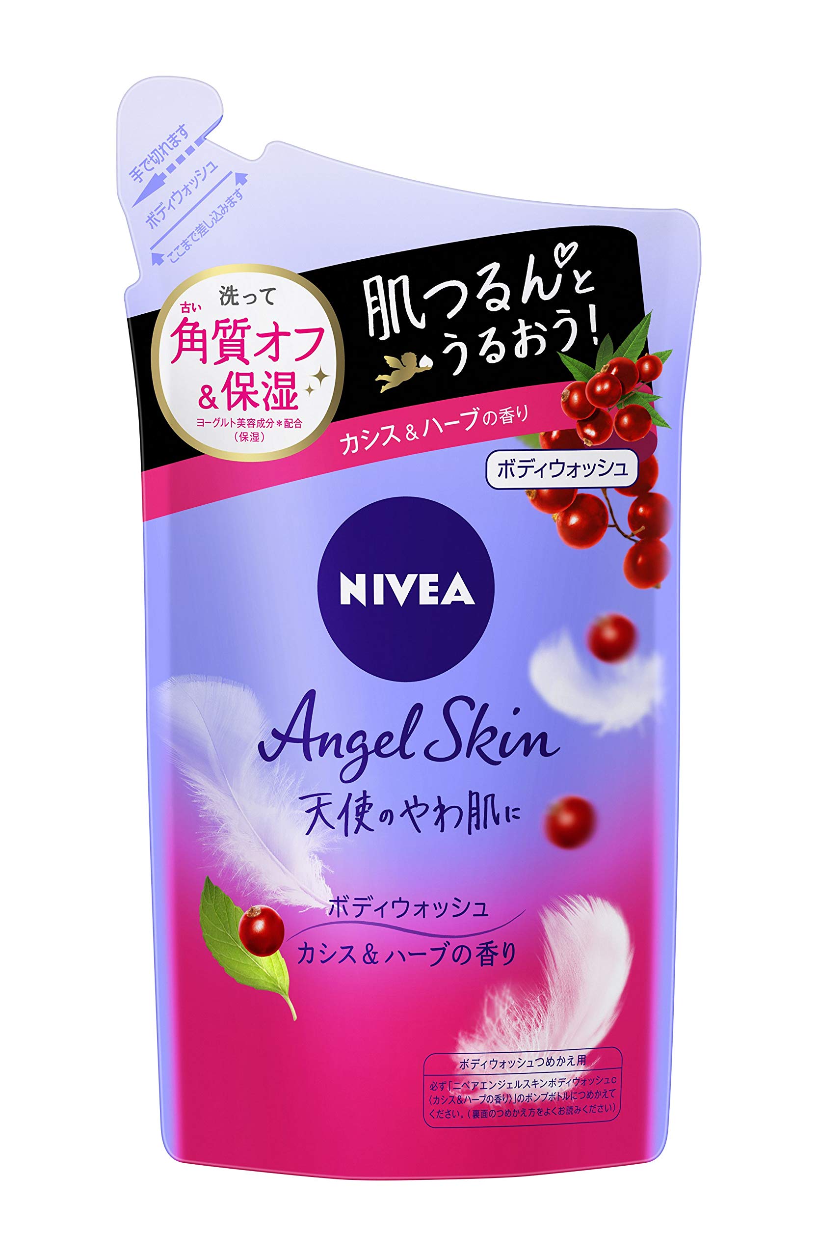 

Nivea Гель для душа Angel Skin Аромат Черная смородина и травы Рефил 360 мл