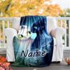 Customizable Toothless Throw Blanket – Personalized Name, All-Season Cozy Snug Blanket, Machine Washable, Personalized Blanket