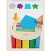 Montessori Wooden Color Sorting Toys Shape Matching Fine Motor Toys Sensory Game Early Educational Puzzle Toys for Toddlers