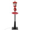 VidaXL Christmas Floor Lamp with Santa Claus Christmas Light Christmas Lamppost Christmas Ornament Christmas Decoration Garden 284339