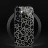 Leopard Black Tempered Glass Phone Case Suitable for Samsung GalaxyS26 S25 S24 S23 S22 S21 S20FE/Ultra/Plus Anti Drop Back Cover