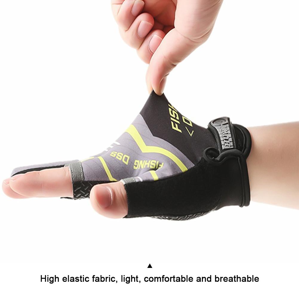 Mănuși de pescuit anti-alunecare, rezistente la uzură, de vară, pentru exterior, respirabile, pentru pescuit, ciclism, sporturi, îmbrăcăminte de pescuit