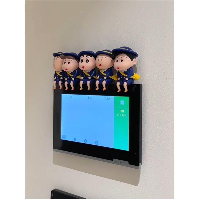 New Crayon Shinchan Cartoon Anime Action Figure Kawaii Desktop Decoration Model Doll Creative Collectible Toy Kids Girls Gifts