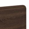 Testiera in Materiale a Base di Legno Effetto Rovere Marrone
