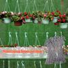 HANABASS Planter Hooks, Set of 30, Weather-Resistant Plastic Hanging Plant Hangers for Balcony and Windowsill Plants, Approx. 15.7 X 1.8 X 0.2 Inches