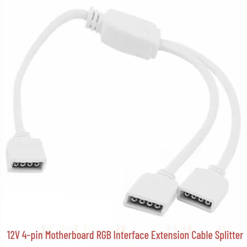 RGB LED Strip Controller Extension & Splitter, 4-Pin Multi-Head Adapter, 30CM-5M