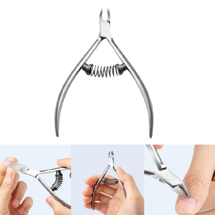 Manicure Cuticle Nippers Spring Professional Cuticle Cutter Nail Clipper Trimmer