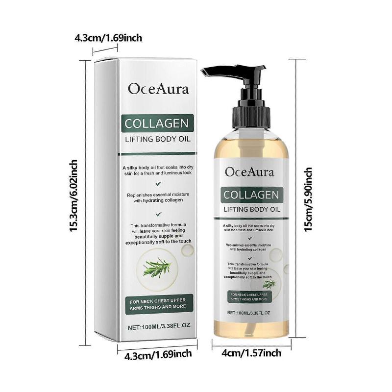 26^1-5x Collagen Lifting Body Oil - Moisturizing & Firming Massage Oil for Arms, Belly & Full Body - 100ml