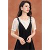 Women's Lyocell A-Line Faux Two-Piece Summer Dress