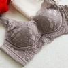 New silk rimless bra, thin adjusted mulberry silk underwear, lace sexy gathering