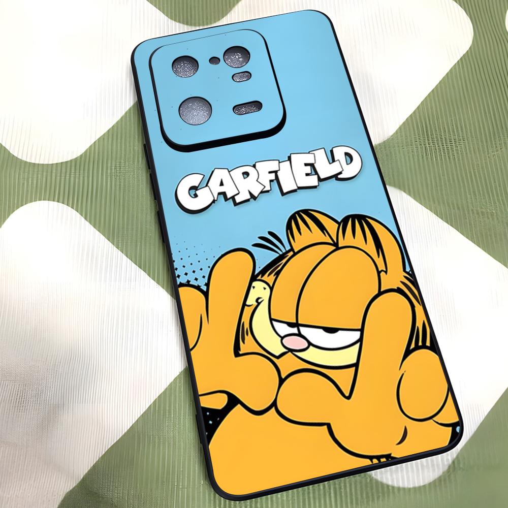 

Cute Cat G-GarfieldeS Phone Case For Xiaomi 15 14 13 12 11 T Lite Ultra Redmi Note 14 13 Pro ProPlus 12 10 C 5G Silicone Cover Xiaomi 14