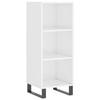VidaXL Buffet blanc brillant 34,5x32,5x90 cm bois d'ingénierie 828758