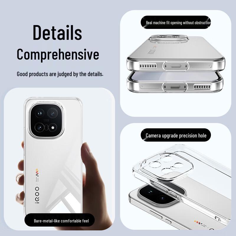 Vivo iQOO 15 Transparente TPU Handyhülle