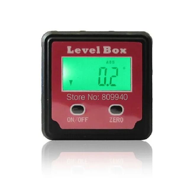 Magnetischer Winkelmesser Winkelmessgerät Winkelmesser Neigungsmesser Klinometer Gehrungswinkel Wasserwaage Elektronisch Digital LCD Hintergrundbeleuchtung
