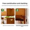 Large Capacity Desktop Storage Rack Stackable Countertop Rack New Dining Table Rack  Desktop Use