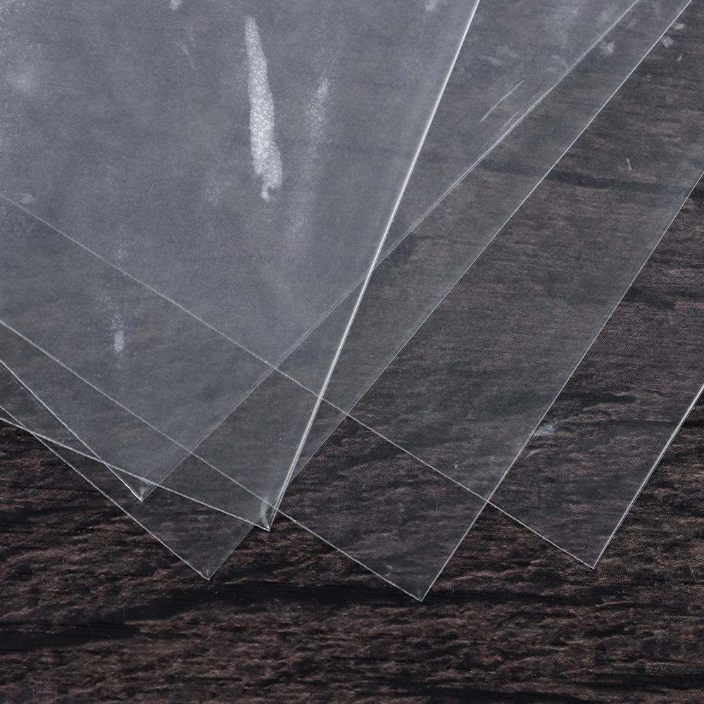 5PCS New Waterproof Self Seal Storage Pouch Plastic Bag Zipper Lock Clear Transparent