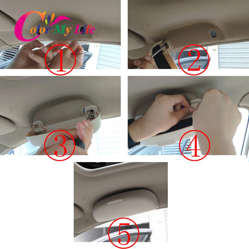 Car Sunglasses Holder Glasses Case for OPEL Corsa Insignia Astra Antara Meriva Zafira Chevrolet Captiva Accessories