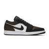 Jordan Air Jordan 1 Abrasion Resistant Abrasion Resistant Low top Vintage Basketball Shoes Unisex Black Brown 553558-165(Team701-F)