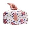Waterproof Portable Patterned Travel Underwear Bra Storage Bag Organizer Pouch for Lingerie Small Items with Zipper Closure