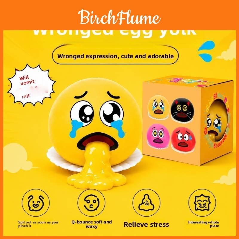 Slime Vomiting Egg Stress Relief Toy For Kids With Soft Gel Decompression Fun