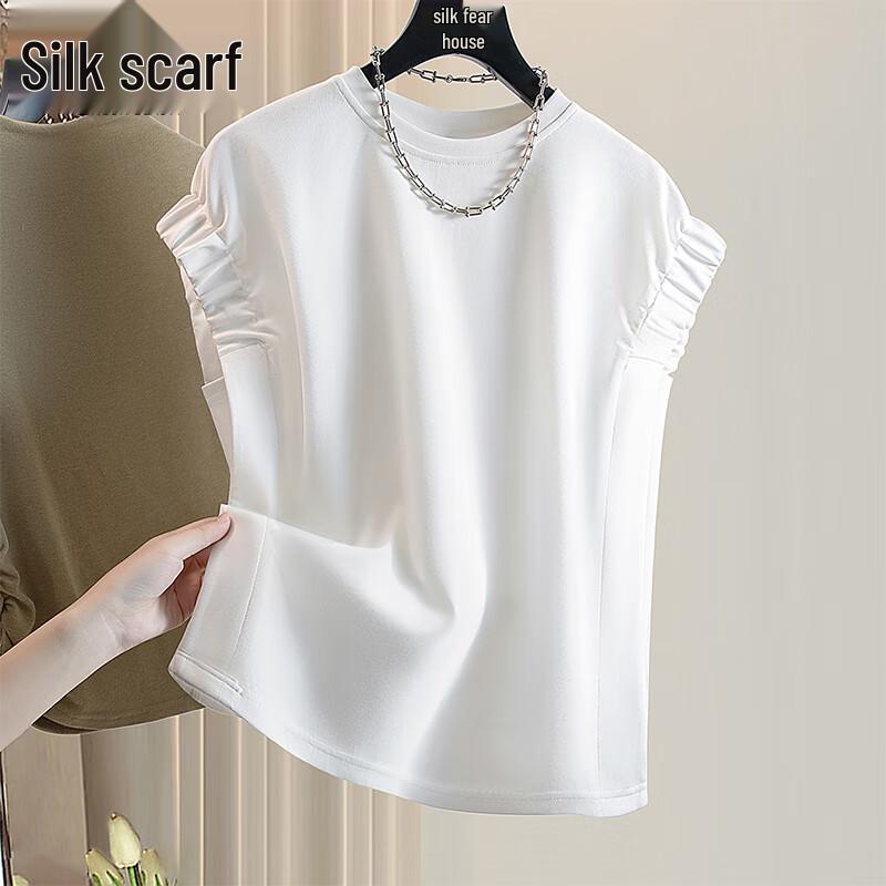Women s Round Neck Loose Fit T-Shirt S