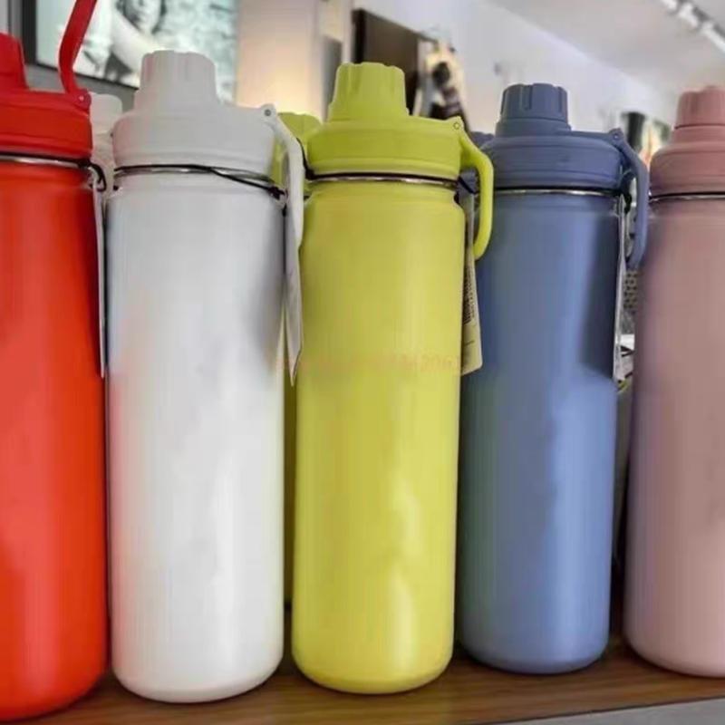 Portable Large Capacity 710Ml Insulated Cup 304 Stainless Steel Yoga Pot For Male And Female Students Couple Cup Holiday Gift Items