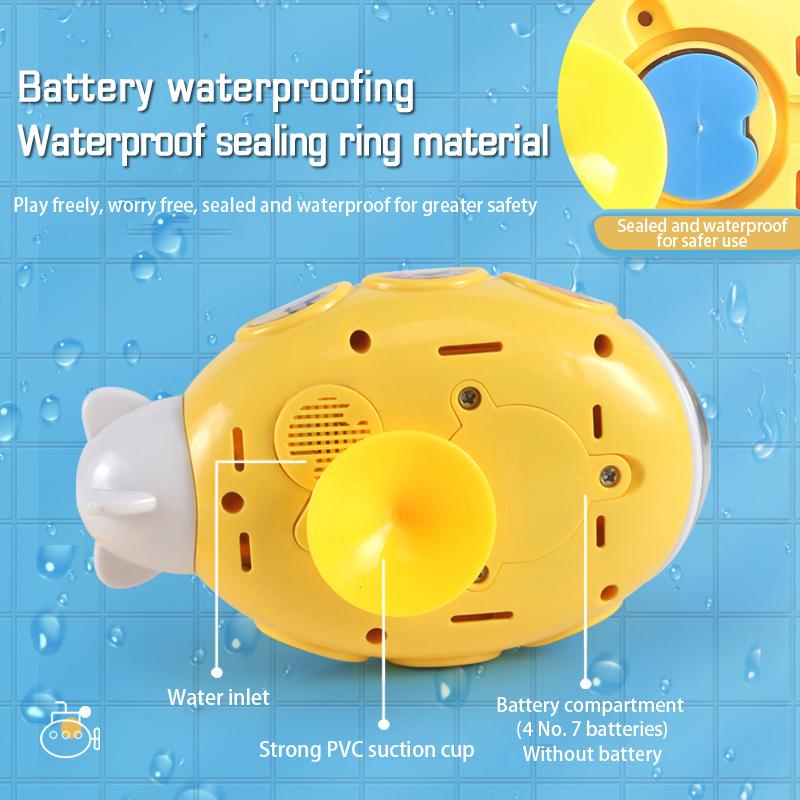 Baby Bath Toys For Kids Electric Submarine Shower Sucker Baby Toys Spray Water Toys Bathtub Toys Sprinkler Baby Shower
