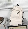 New Korean version of men's and women's large-capacity backpack, junior high school student schoolbag, casual couple college student backpack
