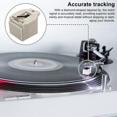 Yousheng Record Player Needle for Audio-Technica AT3600L Phonograph Turntable Vinyl Record Player Rhombus Tip Stylus Replacement Parts Accessories