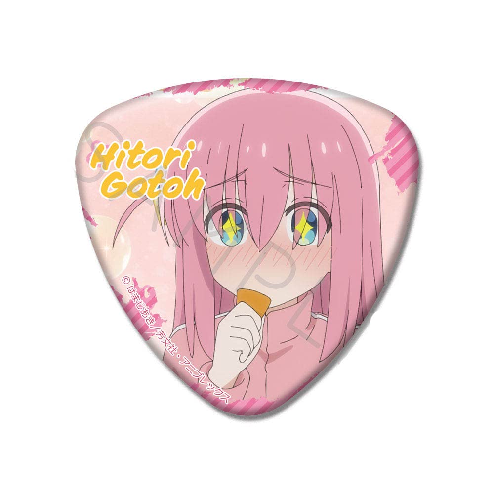 

SYNC INNOVATION the A Goto Hitori Can 60mm Bocchi Rock! Pick-Shaped Badge, Approx. Square, SYNC-BTRTRI-A