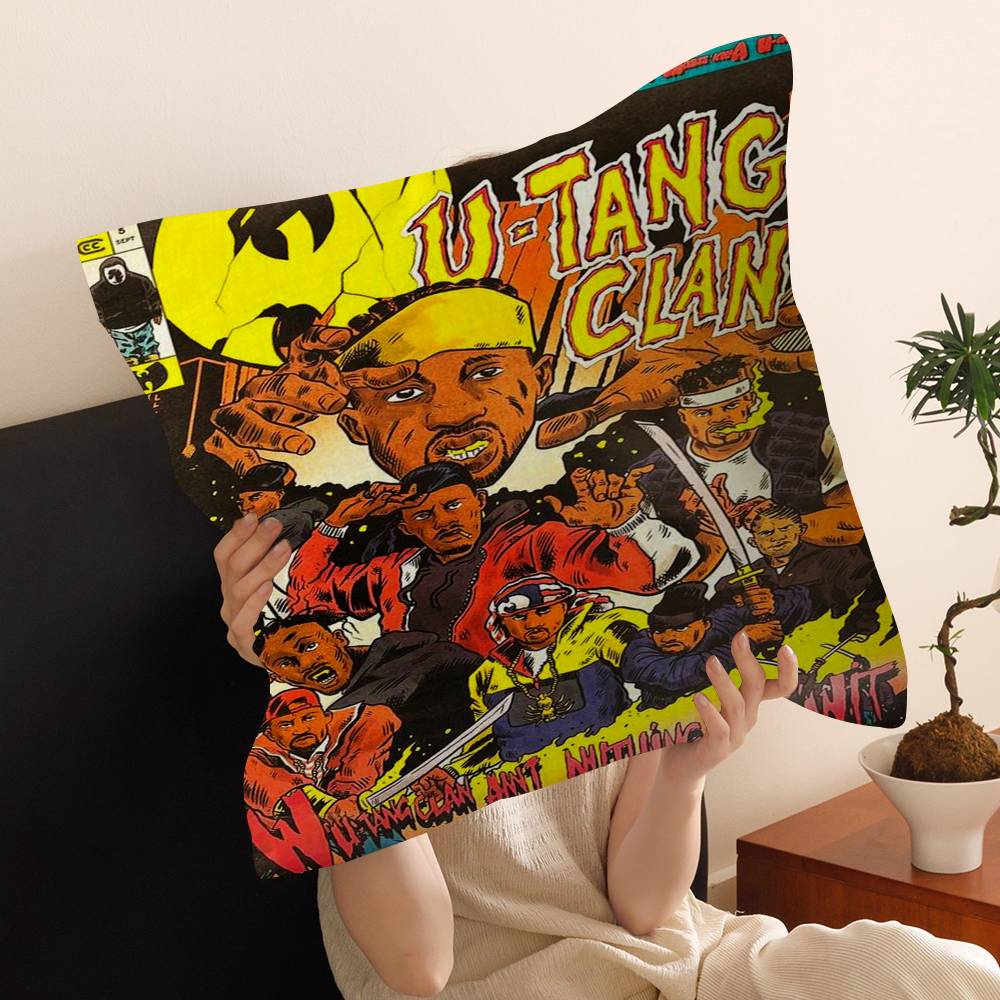 WUTTANG CLAN Personalized Pillow Cover Kids Bedroom Wild Party Decor Pillowcase Kid Birthday Shower Gift