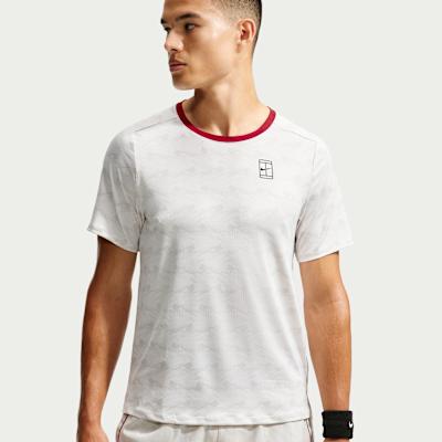 Nike Court Advantage Tennis Tops Men s Light Bone/Bright Red/Black Cre S