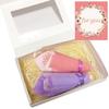 Bouquet Imabari Towel Gifts Like a Perfect for Handkerchief Set of 2 Towels, Towels, Bouquet, Birthdays, Towels, (Pink/Purple (Solid))