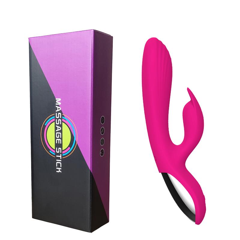 Rabbit Vibrator For Women Dual Stimulator G Spot Clitoris Nipple Massager 2 in 1 Adult Sexy Toys