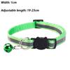 Pet Collar Reflective Safety Buckle Collar Bell Round Ear Cat Dog Collar Glowing Collar