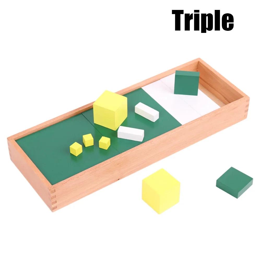 Non-Toxic Montessori Math Teaching Binomial Trinomial Kids Wooden Toys Sensory Play Math Learning Toys For Kids 3+ Years Old Educational