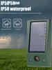 Répulsif électronique à ultrasons à énergie solaire pour oiseaux IP66 étanche pour pigeons et parasites LED clignotantes puissantes pour le contrôle des parasites dans la cour