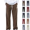Corduroy Cargo Pants For Men Baggy,Men's Parachute Cargo Pants Lightweight Pants Drawstring Loose Fit Hiking Casual Pants