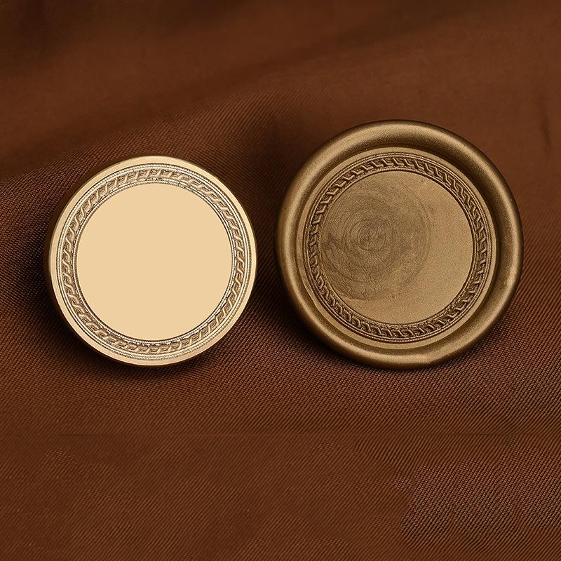 Matte Photo Frame Stamp Sealing Wax Stamp Head Fire Paint Lacquer Copper Seal Wax Stamp Heads Envelope Wedding Party Invitation
