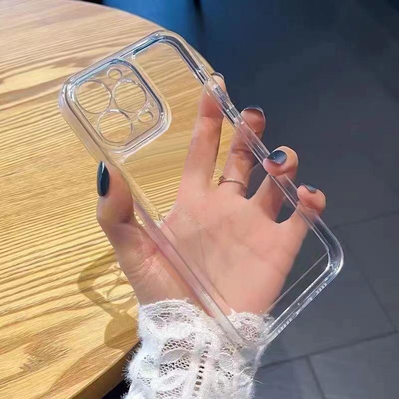Tulip Phone Case for iPhone 17 Air 16 15 14 11 12 13 Pro Max 16 15 Plus 13 12 Mini X Xs 8 7 Soft Transparent Cover