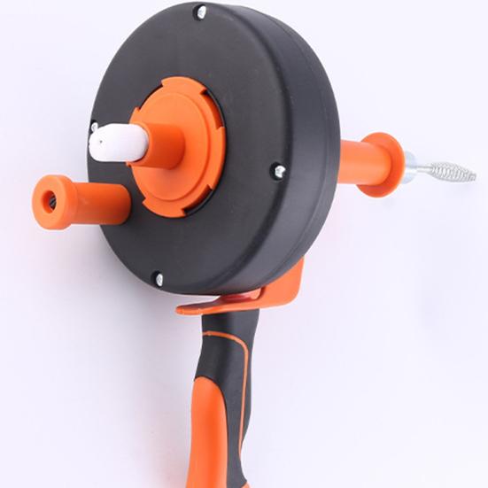 Pipe Unclogger 25 Feet Flexible Steel Spring Drain Clog Remover with Drill Adapter Gloves for Kitchen Bathroom Shower Tub Floor
