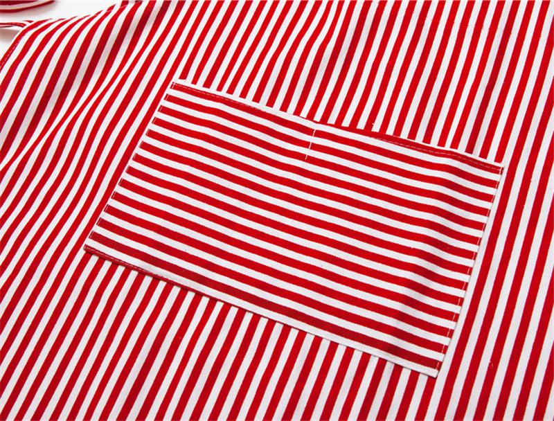 56x68cm Adult Apron Cotton Linen Striped Sleeveless Kitchen Cooking Baking Tool BBQ Party Chef Tool