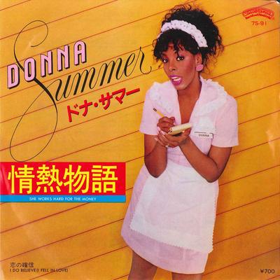7-Zoll-Schallplatte DONNA SUMMER - She Works Hard For The Money 7S91 CASABLANCA 1983 Japan Soul/Funk Gebraucht