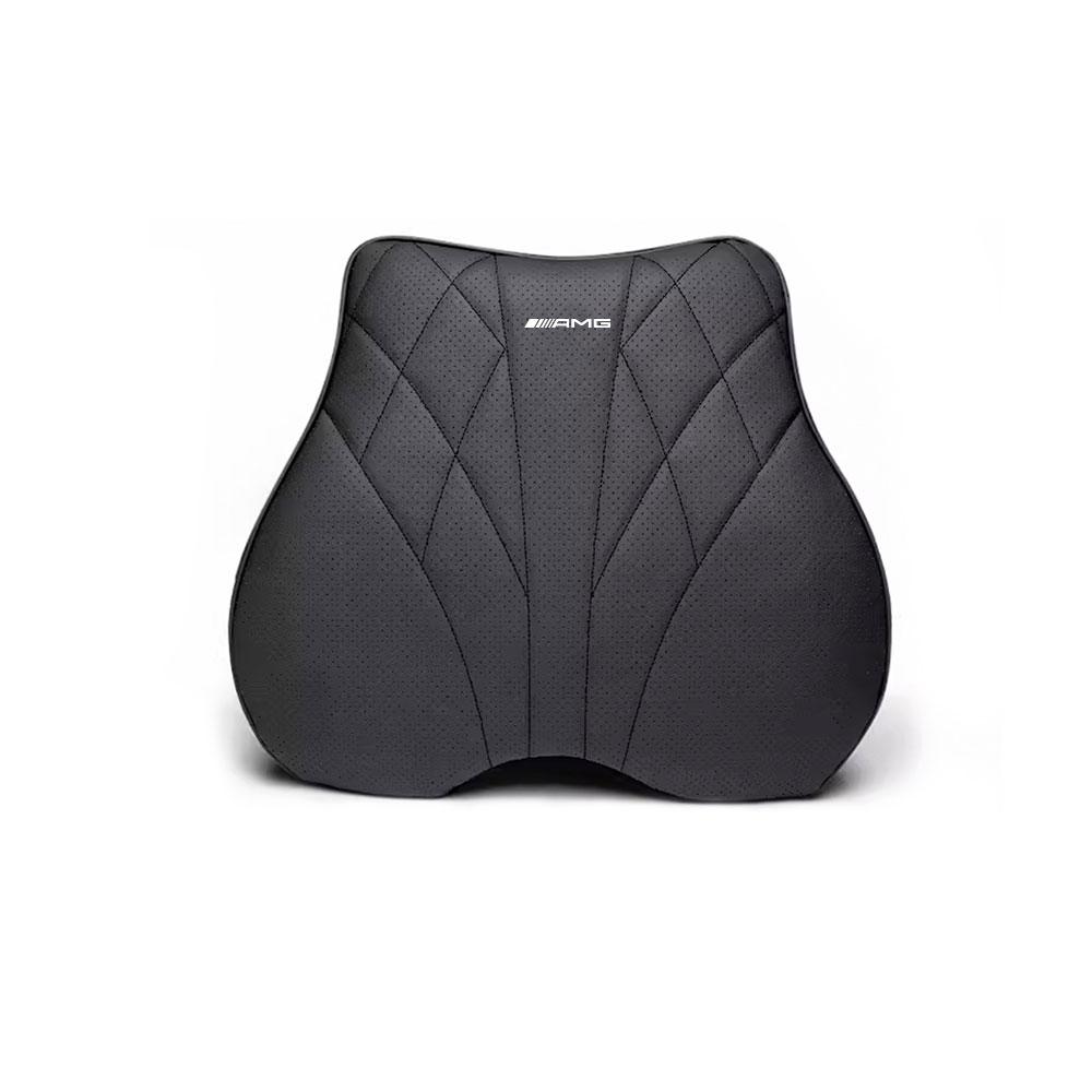 1pc Breathable PU Leather Soft Car Headrest/Lumbar/Seat Cushion For AMG Mercedes Benz W202 W203 W205 W211 W212 Auto Accessories