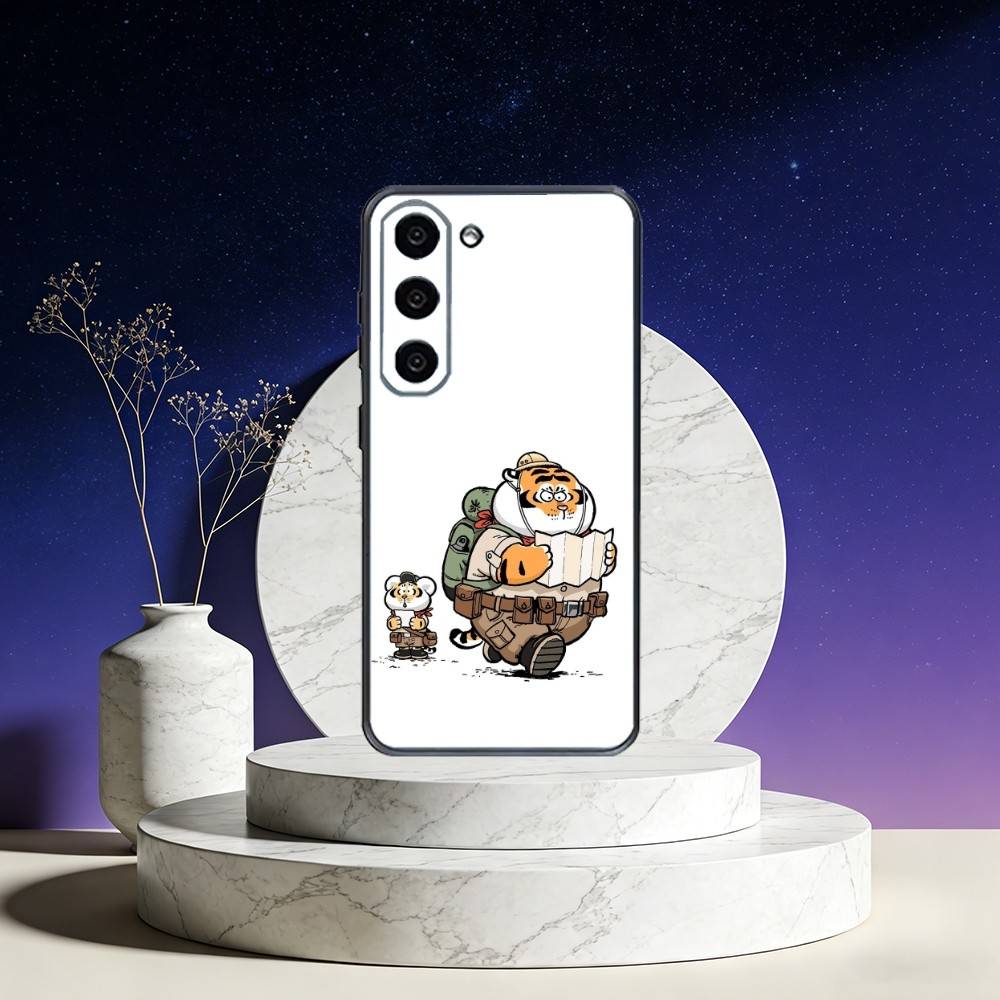 

Чехол для телефона Толстый Т-Тигр для Samsung Galaxy A73, A72, A71, A70, A53, A52, A51, Другие Мягкий черный чехол Samsung a71 4g