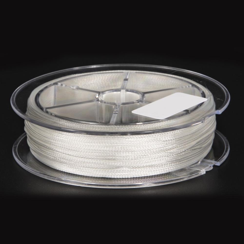 50m 20/30LB Fly Fishing Backing Line for Trout Polyester 8 Braided Fly Fishing Line Backing Smoothing Un-waxed Fishing Tackle