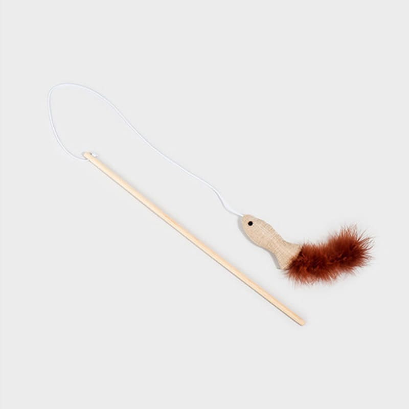[Pet] Natural Doll Fishing Rod